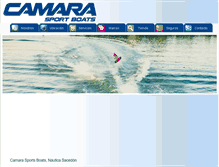 Tablet Screenshot of camarasportboats.com